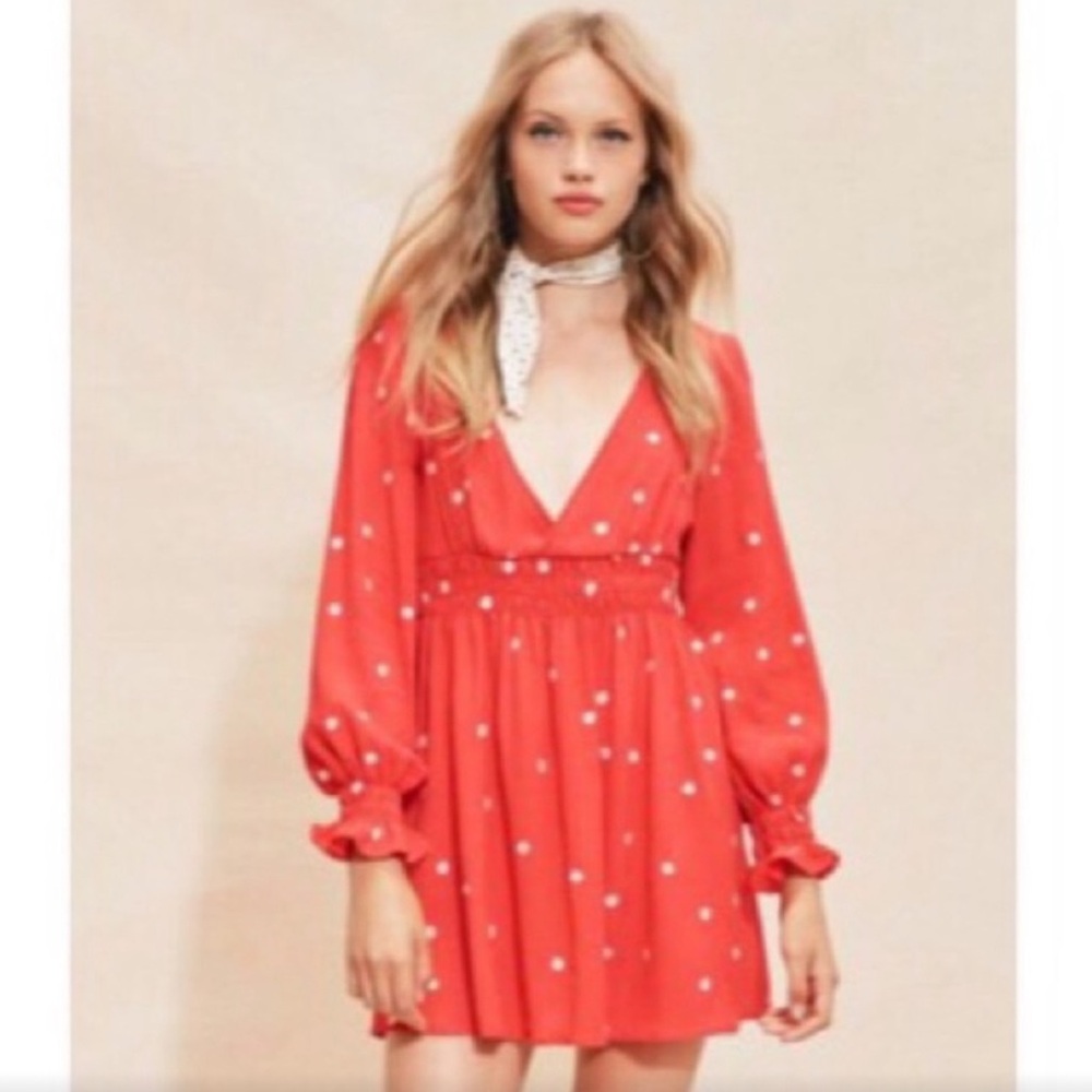 For Love and Lemons Red Chiquita Dress - Size Small